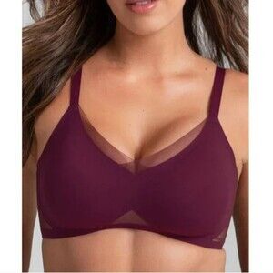 NEW~HONEYLOVE LiftWear Crossover Wireless Bra in Fig Size Medium